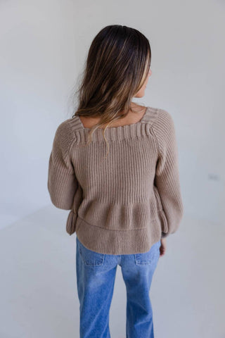 Storia - Peplum Sweater Top