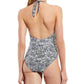 Johnny Was - Spring Halter Embroidered One-Piece Swimsuit