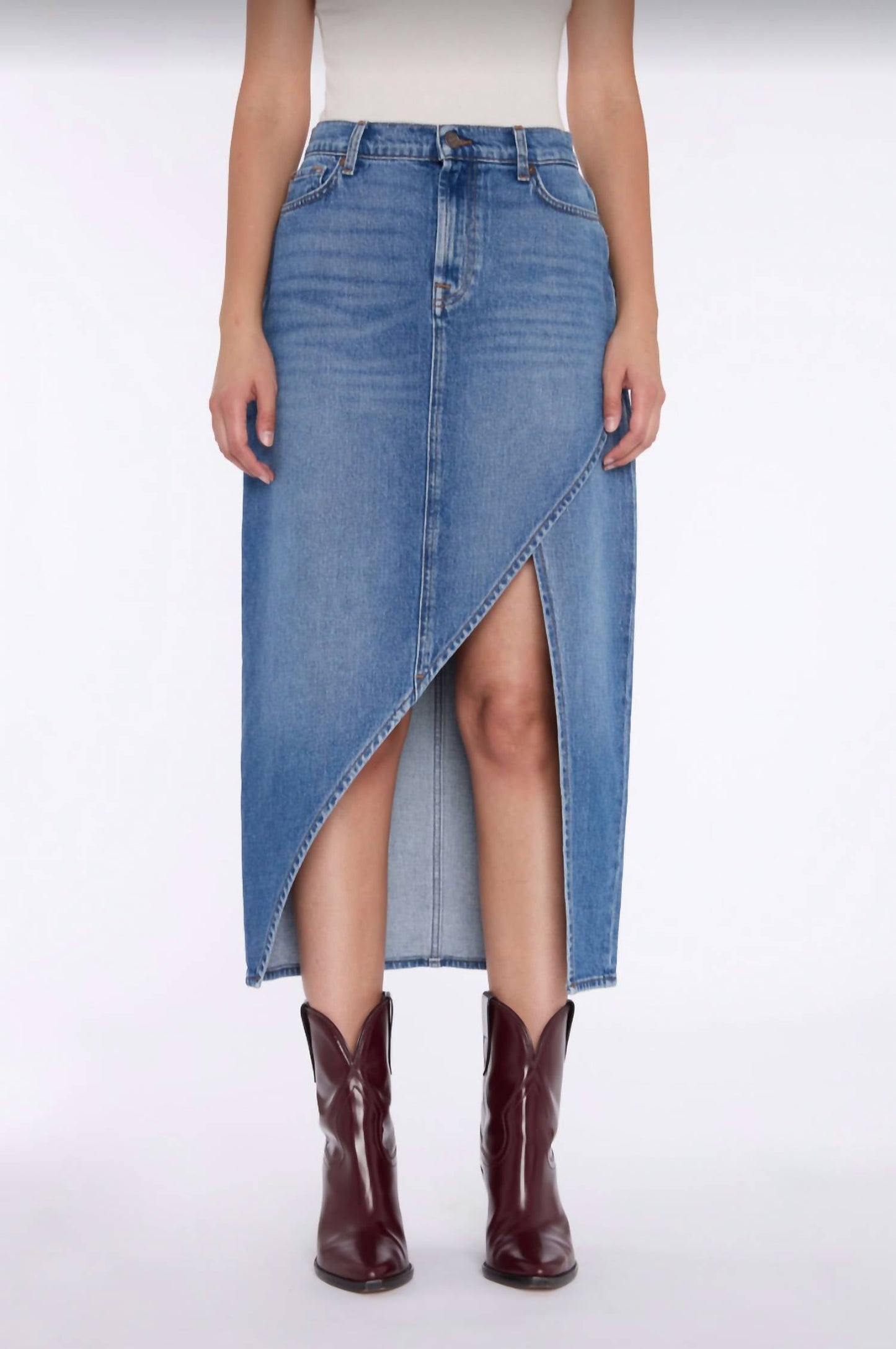 7 For All Mankind - Libby Denim Skirt