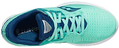 Tênis de corrida Saucony Kinvara 11 feminino, azul-água, tamanho 5,5 B(M) EUA