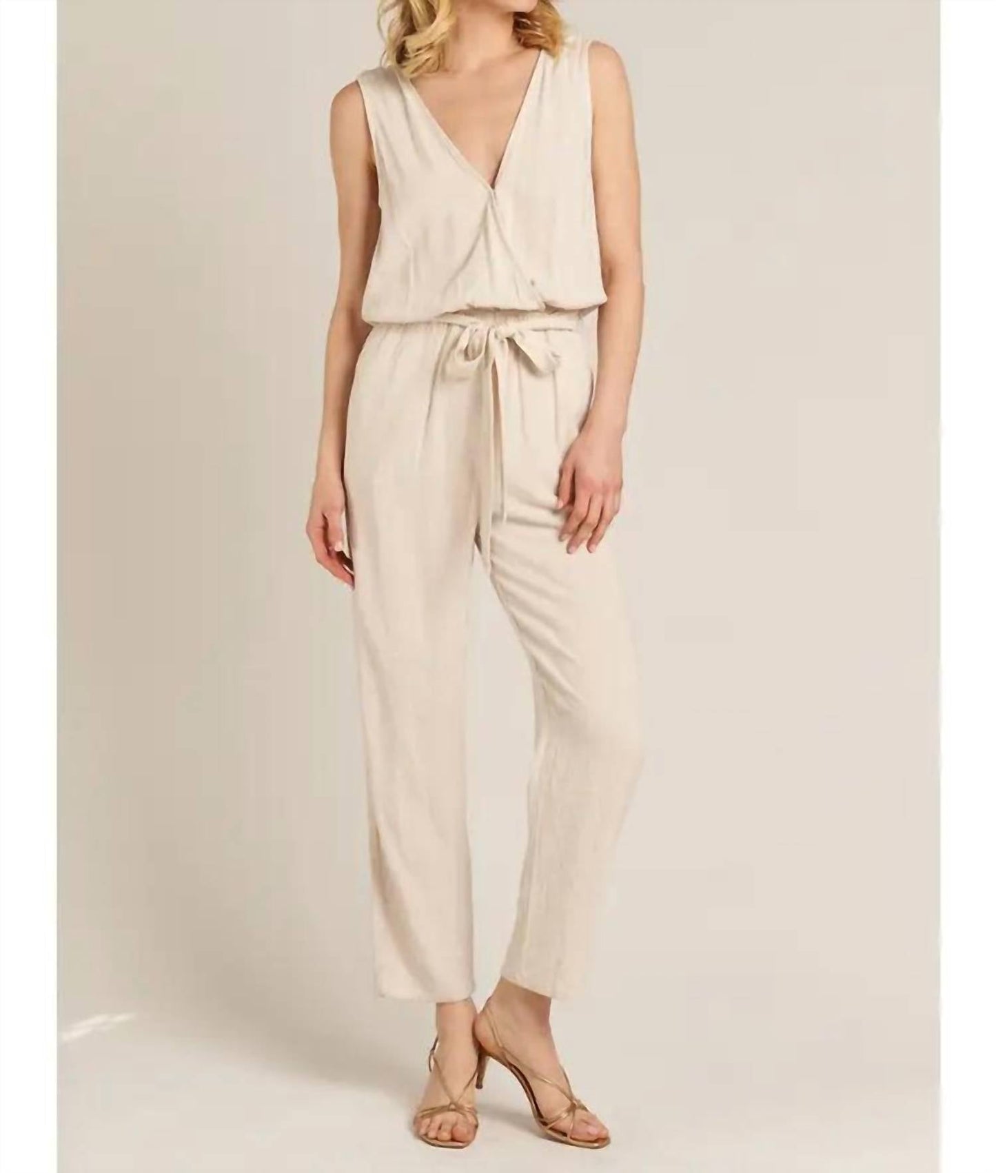 En Creme - Fae Belted Jumpsuit