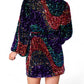 Buddylove - ADELINE SEQUIN WRAP DRESS