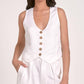 Elan - Linen Vest