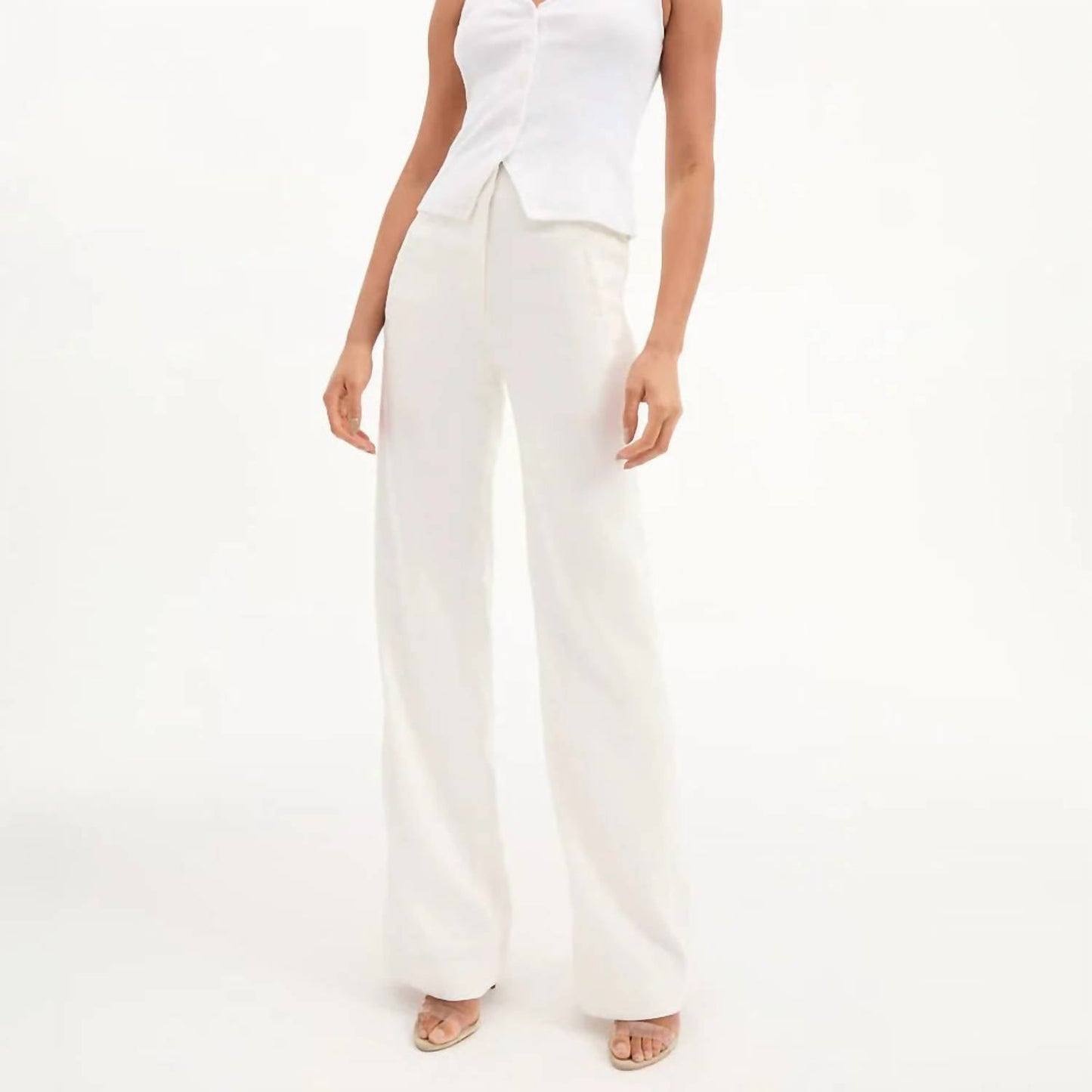 Veronica Beard - Jude Linen Wide-leg Pant