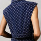 Amylynn - Denim Diamond Pattern Vest