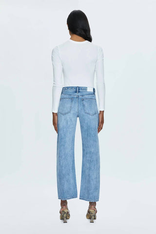 Pistola - Calça Jeans Reta Lexi Bow Leg