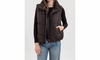 Blu Pepper - Solid Zip Up Puffer Vest