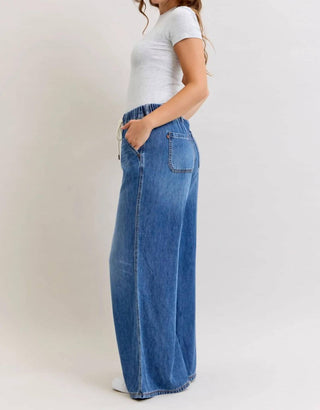 Judy Blue - High Waist Featherweight Palazzo Jeans