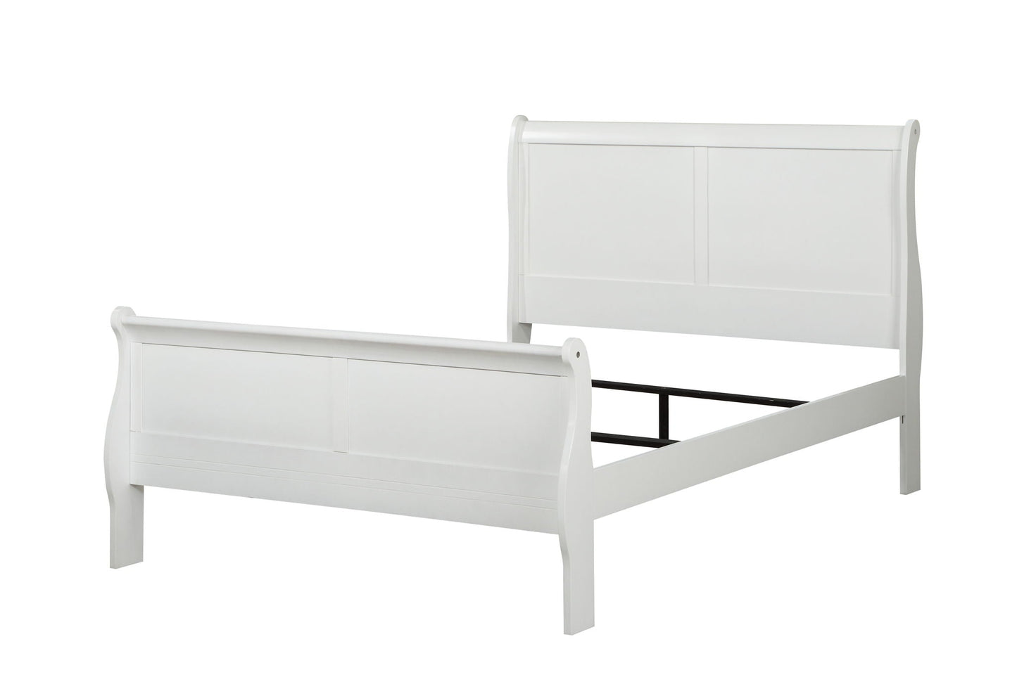 Louis Philippe Sleigh Style Bed