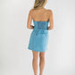 Falcon Park - Juliette Denim Strapless Mini Dress