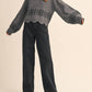 &Merci - Scallop Hem Embroidered Sweater