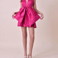 Cason Couture - The Camille Bow Mini Dress
