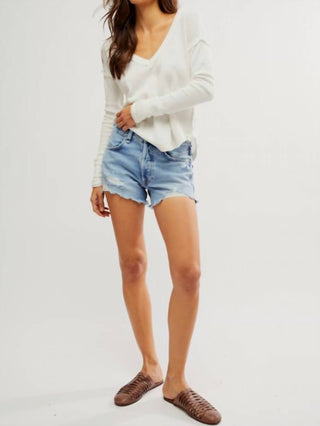 Free People - Short Jeans Agora ou Nunca