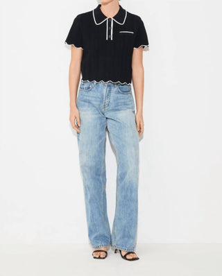 Suncoo - Suéter curto Pikil Polo