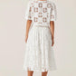 Astr - Andolina Crochet Lace Midi Skirt