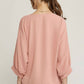 Entro - Placket V-neck Top