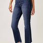 Risen - Curvy High Rise Slim Straight Jeans