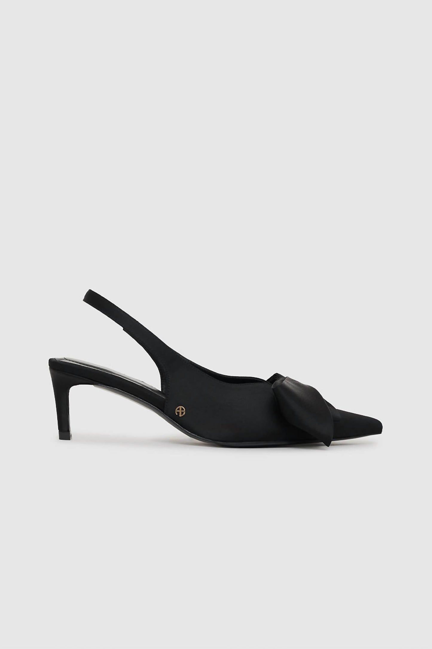 Anine Bing - Women's Nina Satin Heels With Bow