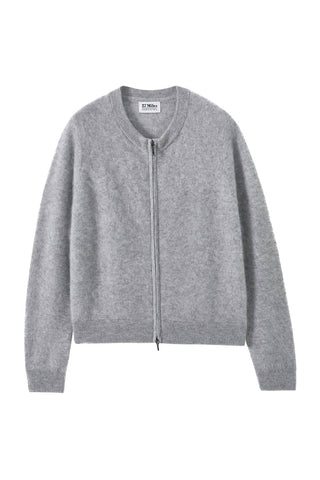 27 Miles Malibu - Elyse Fuzzy 2 Way Zip Cardigan