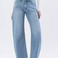 Cello - Vervet High Rise Wide Barrel Jeans