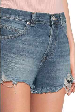 Free People - Shorts Jeans Agora ou Nunca
