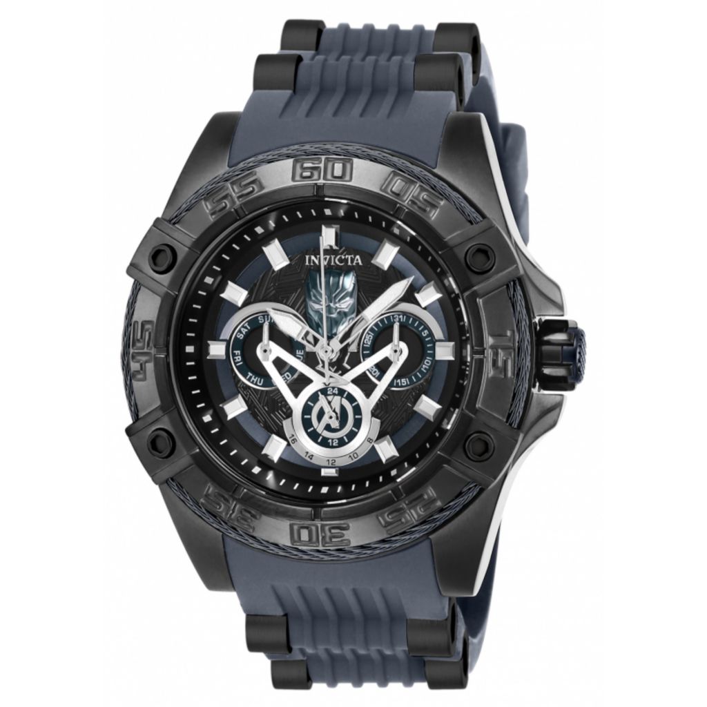 Relógio Invicta Marvel Bolt 44mm Pantera Negra L.Ed Quartzo