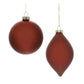 Red Glass Ball Ornament (Set of 6)