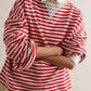 Free People - Classic Striped Oversized Crewneck