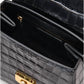 Veronica Beard - Women's Croc-embossed Crest Lock Bag