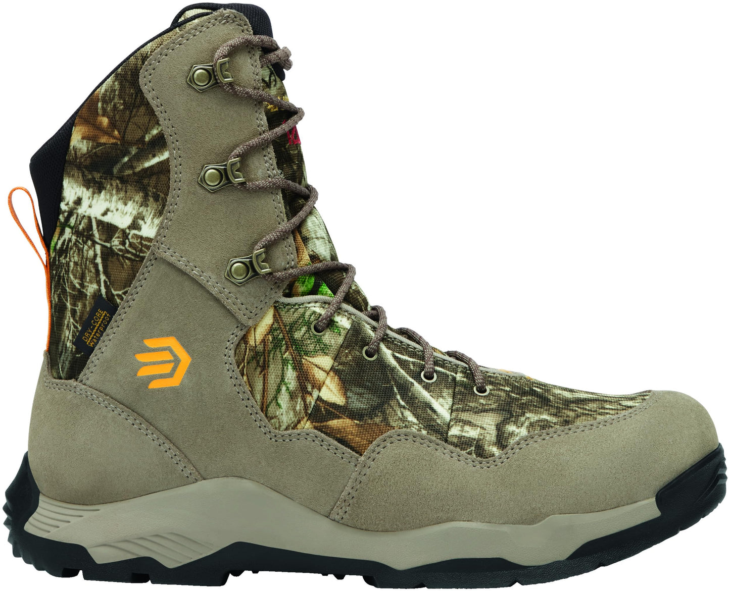 LaCrosse Mens Ridgeback 8 Inch 1200G Waterproof Hunting Boot Realtree Edge Size 10