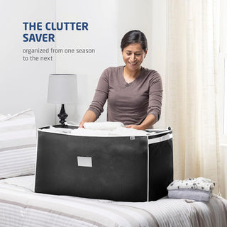 Organizador de bolsa de armazenamento Jumbo (pacote com 2) 