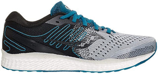 Tênis de corrida Saucony Freedom 3 masculino, cinza/azul, tamanho 14 D(M) EUA