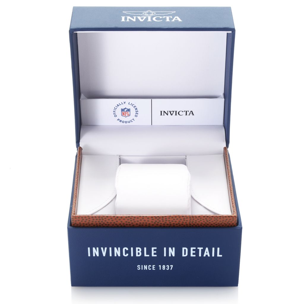 Relógio Invicta NFL S1 Diablo com pulseira de silicone de quartzo de 53 mm