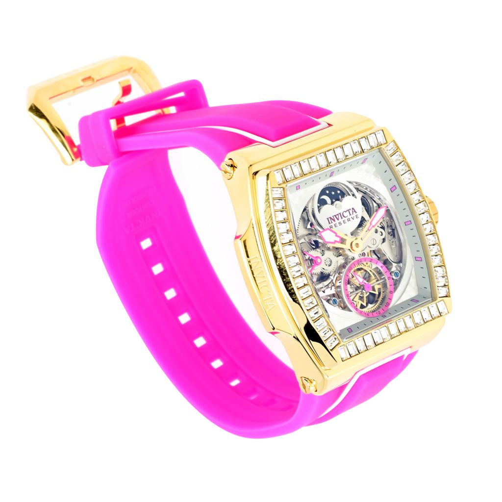 Relógio Invicta S1 Rally Diablo Auto Skeletonized Dia/Noite em Cristal