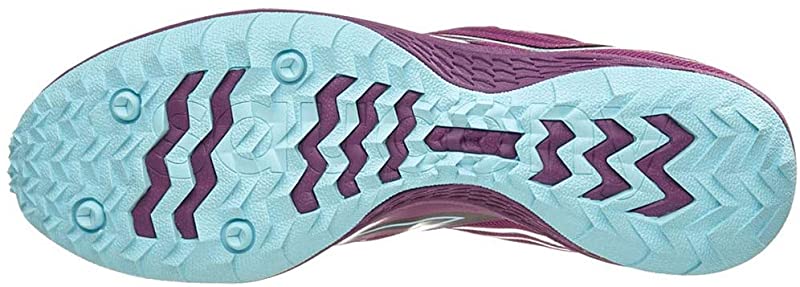 Tênis de corrida feminino Saucony Kilkenny XC 7 sem pontas, roxo/azul