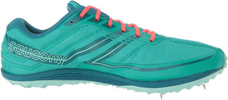 Tênis Saucony Kilkenny XC 7 Track Spike Feminino Azul-petróleo/Vermelho