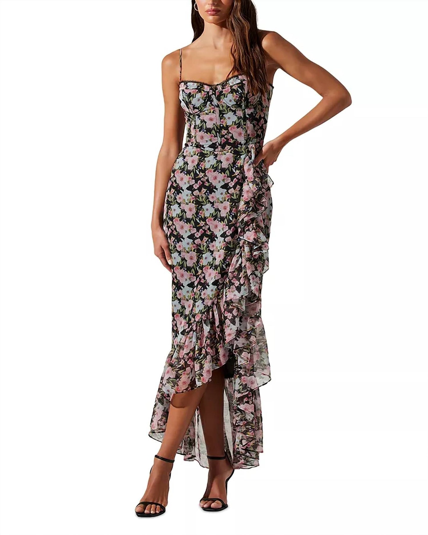 Astr - Brisbane Floral High Low Dress