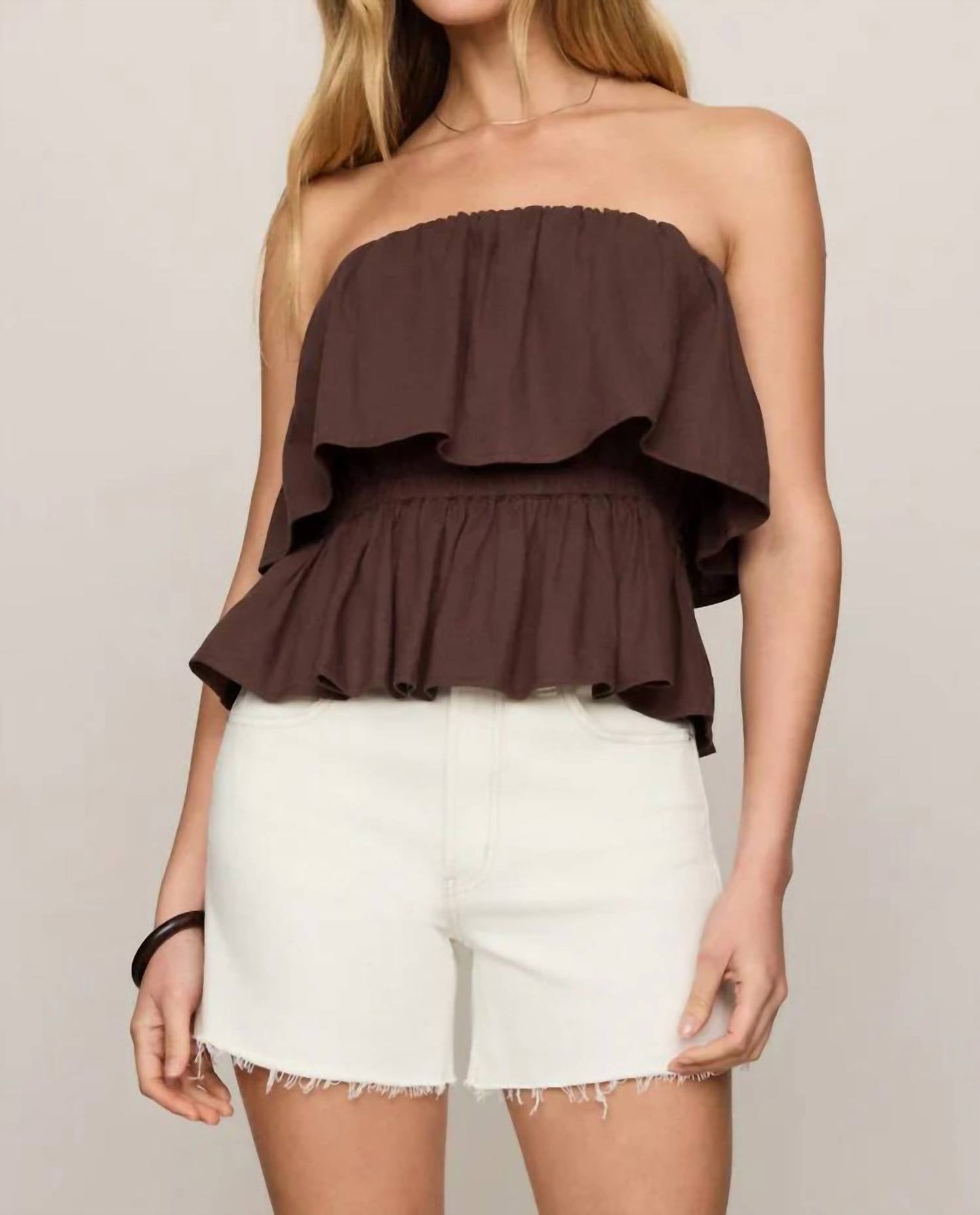 Z Supply - Mabel Strapless Linen Top