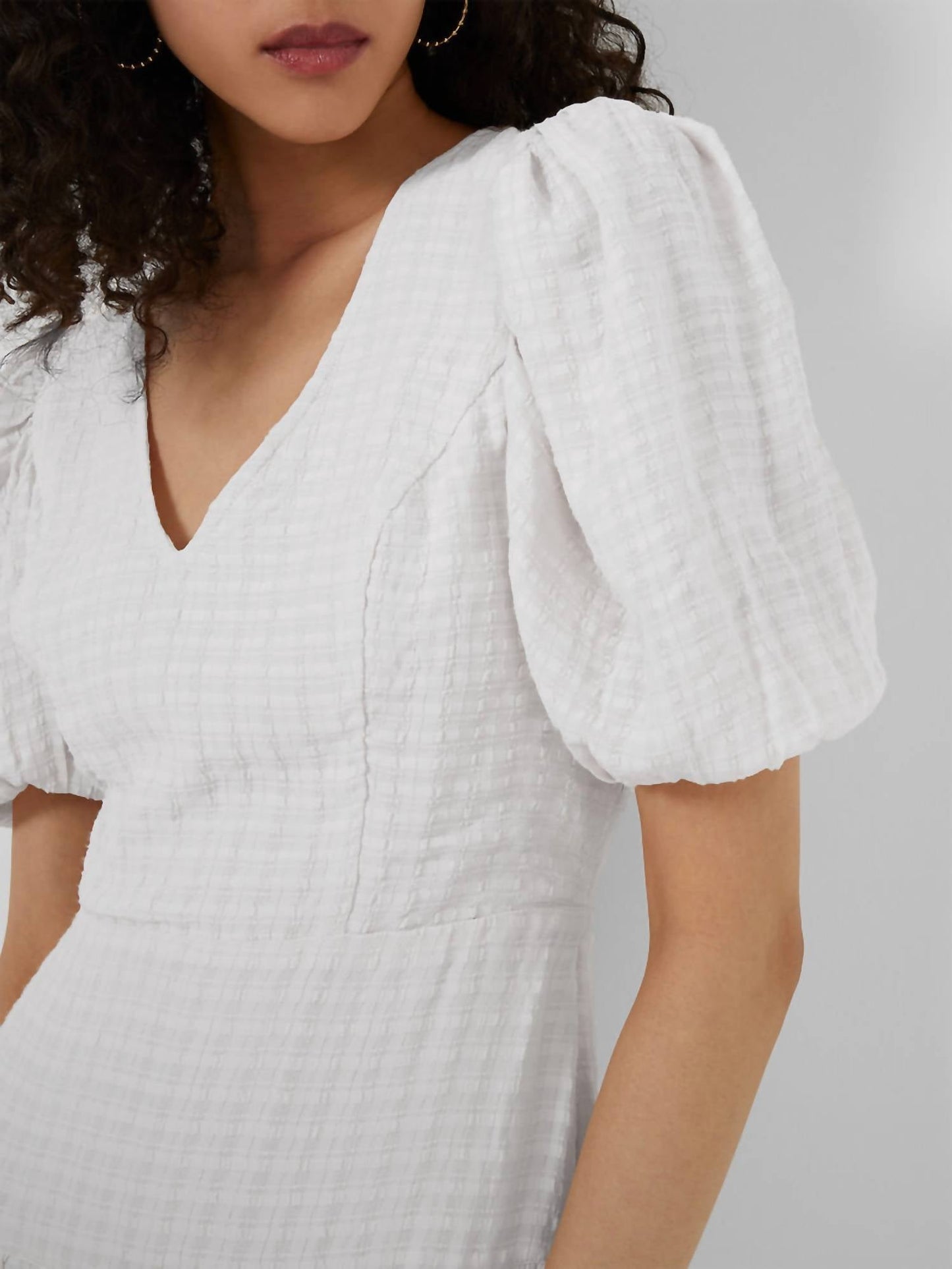 French Connection - BIRCH GINGHAM TIERED DRESS