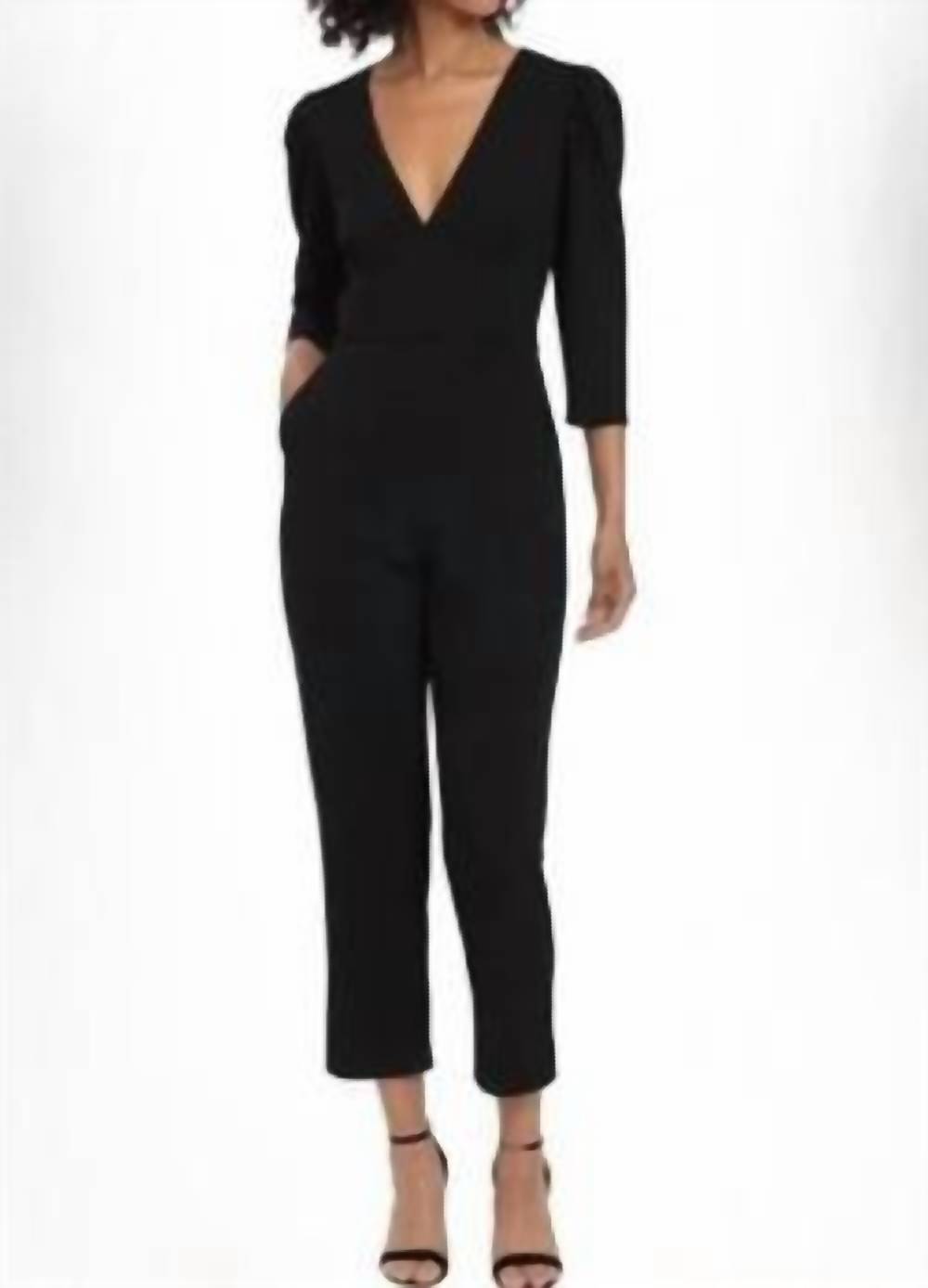 Donna Morgan - Deep V-neck jumpsuit