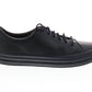 Camper - Women's Black Leather Lace Up Euro Sneakers Shoes
