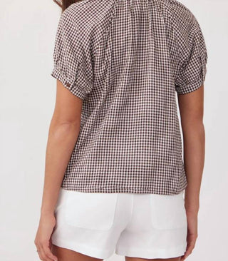 Bella Dahl - Camisa Raglan de Manga Curta