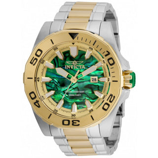 Relógio Invicta Pro Diver de 48 mm com mostrador de quartzo e abalone e pulseira