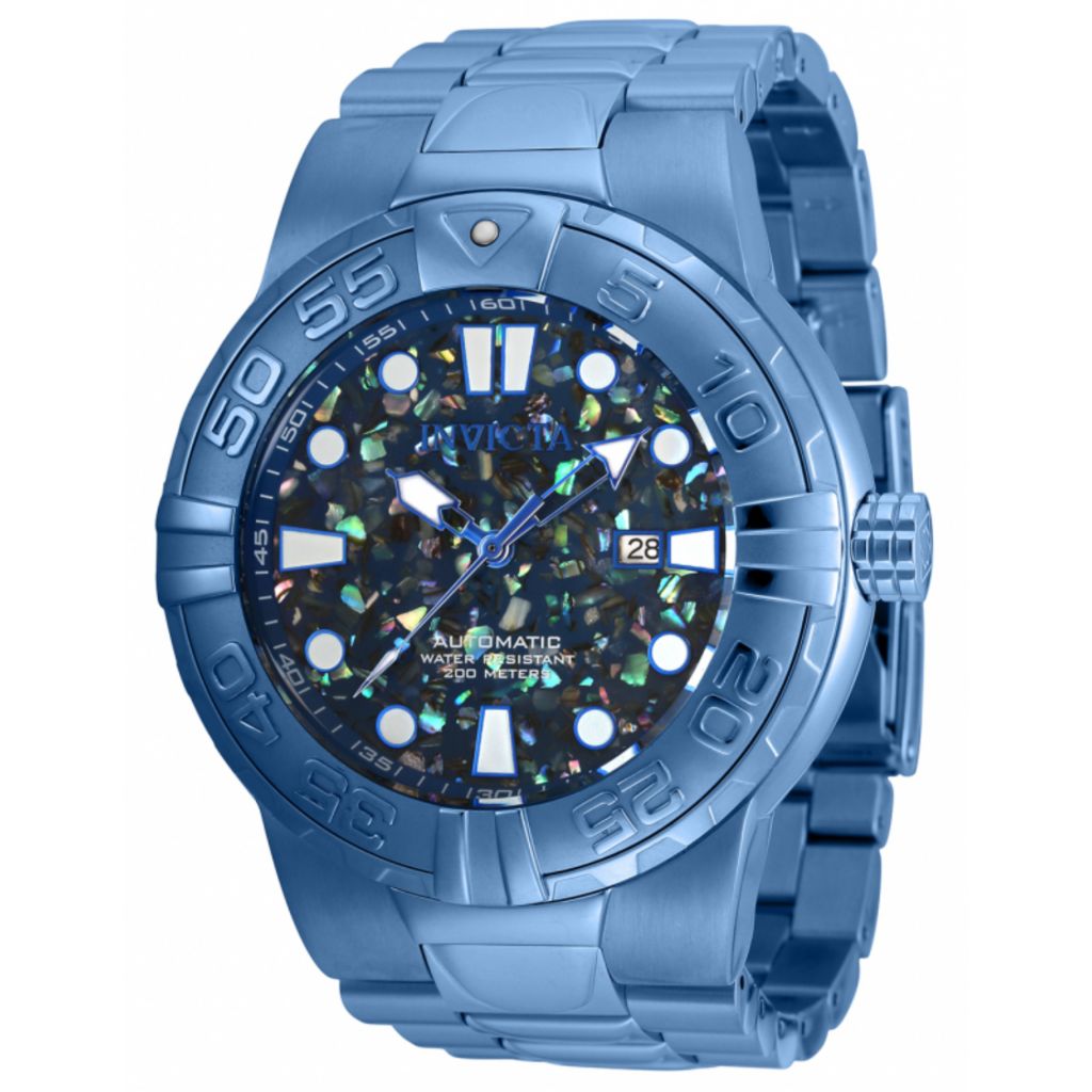 Relógio de pulso Invicta SAN I automático com mostrador em mosaico de 47 mm ou 55 mm
