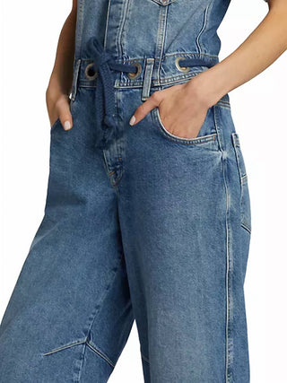 Free People - Macacão Edison de perna larga