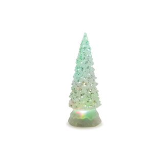 LED Multicolor Textured Glass Tree (Set of 3)