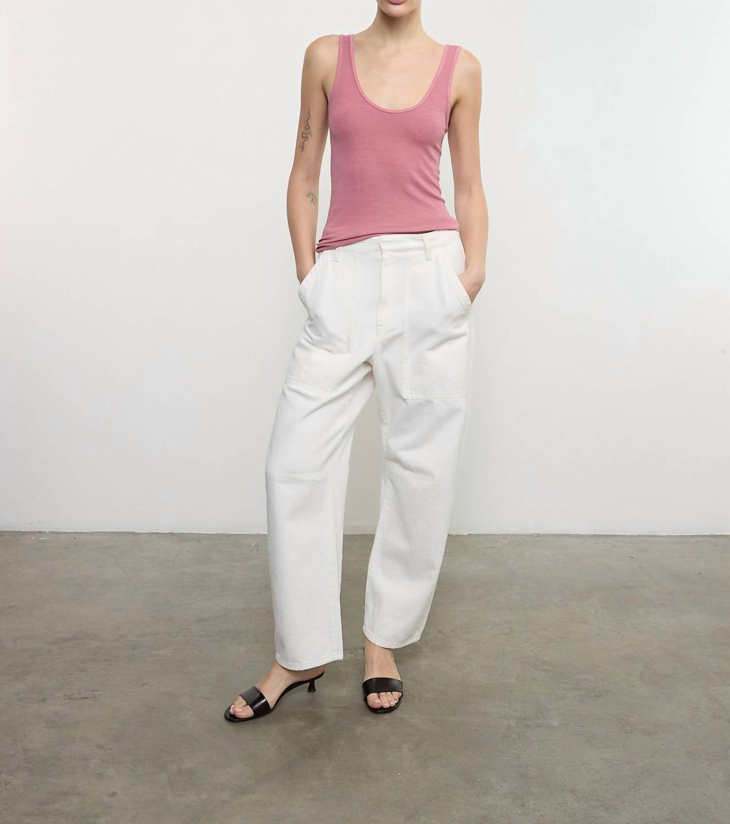 Enza Costa - STRETCH SILK KNIT TANK