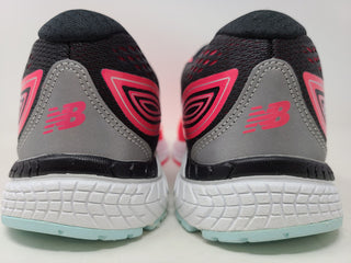 Tênis de corrida New Balance 880 V7 para meninas, rosa/preto, tamanho 6,5 M, EUA, infantil