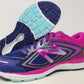 Tênis de corrida New Balance 860 V8 para meninas, azul marinho/azuis-poisonberry, tamanho 6,5 M, EUA, infantil