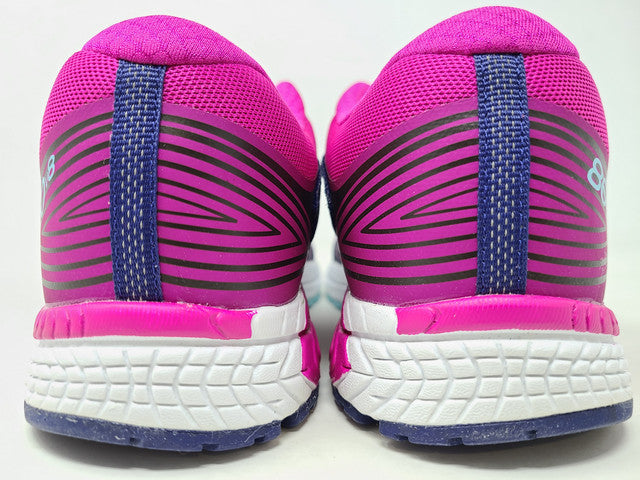 Tênis de corrida New Balance 860 V8 para meninas, azul marinho/azuis-poisonberry, tamanho 6,5 M, EUA, infantil